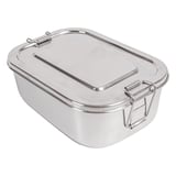 CONTENITOR CON COPERCHIO ARTINOX 750 ML 16x10,5x5 CM ARGENTO ACCIAIO INOX (12 UNITÀ)