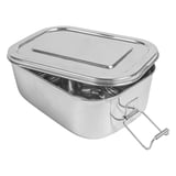 CONTENITOR CON COPERCHIO ARTINOX 750 ML 16x10,5x5 CM ARGENTO ACCIAIO INOX (12 UNITÀ)