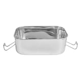 CONTENITOR CON COPERCHIO ARTINOX 750 ML 16x10,5x5 CM ARGENTO ACCIAIO INOX (12 UNITÀ)