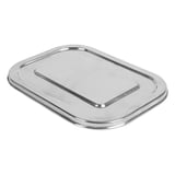 CONTENITOR CON COPERCHIO ARTINOX 1300 ML 18x13x5 CM ARGENTO ACCIAIO INOX (12 UNITÀ)
