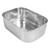 CONTENITOR CON COPERCHIO ARTINOX 1300 ML 18x13x6 CM ARGENTO ACCIAIO INOX (12 UNITÀ)