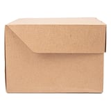 SCATOLE HAMBURGER "BURGER MENU" THEPACK  15,5x15,5x11,5 CM (XXL) NATURALE CARTONE NANO-MICRO (300 UNITÀ)