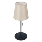 LAMPADA LED SENZA FILI 3 LIVELLI  4000 mAH Ø 12,5x33 CM NERO/NATURALE METAL (1 UNITÀ)
