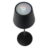 LAMPADA LED SENZA FILI + DIMMER  4000 mAH Ø 12x38 CM NERO METAL (1 UNITÀ)