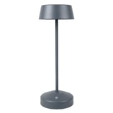 LAMPADA LED SENZA FILI + DIMMER  4000 mAH Ø 11x32 CM GRIGIO METAL (1 UNITÀ)