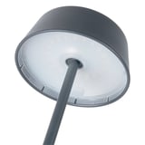 LAMPADA LED SENZA FILI + DIMMER  4000 mAH Ø 11x32 CM GRIGIO METAL (1 UNITÀ)