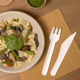 FORCHETTE PAPER CUTLERY  960 G/M2 15,8 CM BIANCO CARTA (50 UNITÀ)