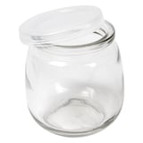 BARATTOLO CON COPERCHIO WAKI GLASS 300 ML Ø 8,4x8,7 CM TRASPARENTE CRISTAL (48 UNITÀ)