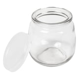 BARATTOLO CON COPERCHIO WAKI GLASS 300 ML Ø 8,4x8,7 CM TRASPARENTE CRISTAL (48 UNITÀ)