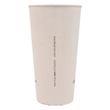 BICCHIERE RIUTILIZZABILI  400 ML Ø7,6/5,3x13,6 CM NATURALE RICE HUSK BIOCOMPOSITE (500 UNITÀ)