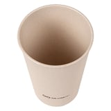 BICCHIERE RIUTILIZZABILI  400 ML Ø7,6/5,3x13,6 CM NATURALE RICE HUSK BIOCOMPOSITE (500 UNITÀ)