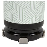 SUPPORTO BOTTIGLIA DISPENSER  400 ML  ARGENTO ACCIAIO INOX (4 UNITÀ)