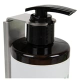 SUPPORTO BOTTIGLIA DISPENSER  400 ML  ARGENTO ACCIAIO INOX (4 UNITÀ)