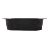 CONTENITORI LACCATI  497 ML 15,7x12,4x4 CM NERO/ORO ALLUMINIO (50 UNITÀ)