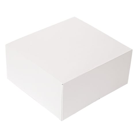 SCATOLE PER PASTICCERIA SENZA FINESTRA THEPACK  17x14x11,5 CM BIANCO CARTONE NANO-MICRO (50 UNITÀ)