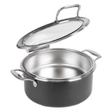 SCALDAVIVANDE ROTONDO CON FINESTRA  4 L Ø 28x38,2x16,8 CM NERO ACCIAIO INOX (1 UNITÀ)