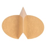 SEPARATORE 2 COMPARTIMENTI INSALATIERA 212.97  300 + 18 PE G/M2 Ø26,8/17,5x5,3 CM NATURALE KRAFT (600 UNITÀ)