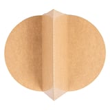 SEPARATORE 2 COMPARTIMENTI INSALATIERA 212.97  300 + 18 PE G/M2 Ø26,8/17,5x5,3 CM NATURALE KRAFT (600 UNITÀ)