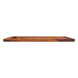 VASSOIO PRESENTAZIONE RETTANGOLARE WOOD  38x16x1,5 CM NATURALE LEGNO (12 UNITÀ)