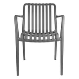 SEDIA IMPILABILE SUPRA-TEK  52x52x81 CM GRIGIO PP (4 UNITÀ)
