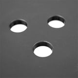 SGABELLO IMPILABILE SUPRA-TEK  39x39x65 CM NERO PP (4 UNITÀ)