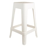 SGABELLO IMPILABILE SUPRA-TEK  39x39x65 CM BIANCO PP (4 UNITÀ)