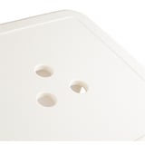 SGABELLO IMPILABILE SUPRA-TEK  39x39x65 CM BIANCO PP (4 UNITÀ)