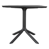 TAVOLO QUADRATO SUPRA-TEK  80x80x75 CM NERO PP (1 UNITÀ)