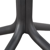 TAVOLO QUADRATO SUPRA-TEK  80x80x75 CM NERO PP (1 UNITÀ)