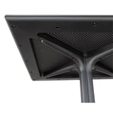TAVOLO QUADRATO SUPRA-TEK  80x80x75 CM NERO PP (1 UNITÀ)