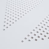 TAVOLO QUADRATO SUPRA-TEK  80x80x75 CM BIANCO PP (1 UNITÀ)