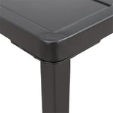 TAVOLO RETTANGOLARE SUPRA-TEK  130x70x75 CM NERO FERRO (1 UNITÀ)
