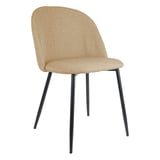 SEDIE SUPRA-TEK  52x50x78 CM BEIGE POLIESTERE (4 UNITÀ)