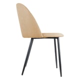 SEDIE SUPRA-TEK  52x50x78 CM BEIGE POLIESTERE (4 UNITÀ)