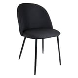 SEDIE SUPRA-TEK  52x50x78 CM NERO POLIESTERE (4 UNITÀ)