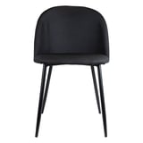 SEDIE SUPRA-TEK  52x50x78 CM NERO POLIESTERE (4 UNITÀ)