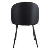 SEDIE SUPRA-TEK  52x50x78 CM NERO POLIESTERE (4 UNITÀ)