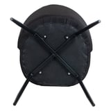 SEDIE SUPRA-TEK  52x50x78 CM NERO POLIESTERE (4 UNITÀ)