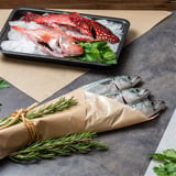 CARTA PER ALIMENTI ANTIGRASSO CERATA 2 FACCE PFAS FREE  10+60+10 G/M2 38x54 CM NATURALE KRAFT + CERA VEGETALE (20 UNITÀ)