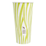 BICCHIERI BEVANDE FREDDE E CALDE 1 PARETE 'COMPOSTABLE GRASS' 660 ML - 22 oz 300 G/M2 Ø9/6x17 CM BIANCO CARTONE (1000 UNITÀ)