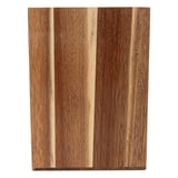 CONTENITORE QUADRATO PER POSATE WOOD  11,5x11,5x16 CM NATURALE LEGNO (1 UNITÀ)