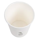 BICCHIERI BEVANDE FREDDE E CALDE 1 PARETE 'COMPOSTABLE' 240 ML - 8 oz 280 G/M2 Ø8/5,6x9,2 CM BIANCO CARTONE (1000 UNITÀ)