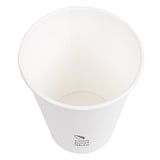 BICCHIERI BEVANDE FREDDE E CALDE 1 PARETE 'COMPOSTABLE' 360 ML - 12 oz 300 G/M2 Ø9/6x11 CM BIANCO CARTONE (1000 UNITÀ)