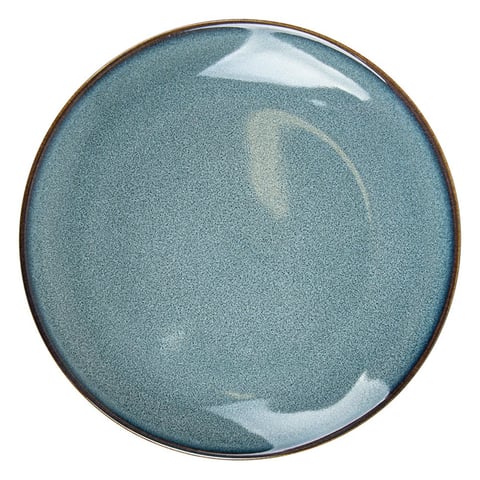 PIATTI AKALA  Ø21x14,5x2,7 CM BLU STONEWARE (6 UNITÀ)