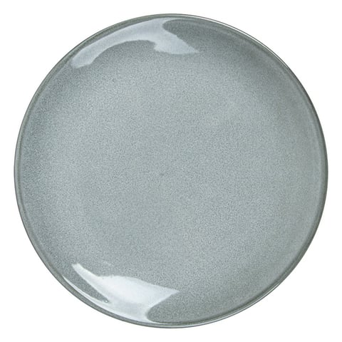 PIATTI AKALA  Ø21x14,5x2,7 CM GRIGIO VERDASTRO STONEWARE (6 UNITÀ)
