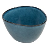 PIATTO FONDO TRIANGOLARI AKALA 680 ML Ø15x8,3 CM BLU STONEWARE (6 UNITÀ)