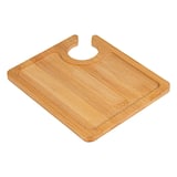 VASSOIO CON PORTA-BICCHIERE BAMBOO  18x15x0,8 CM NATURALE BAMBÙ (1 UNITÀ)