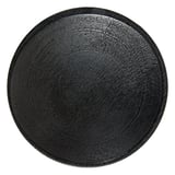 MINI PIATTO ROTONDO BAMBOO  Ø 6x1 CM NERO BAMBÙ (12 UNITÀ)
