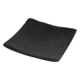 MINI PIATTI QUADRATI BAMBOO  6x6x1 CM NERO BAMBÙ (12 UNITÀ)