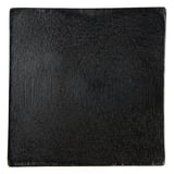 MINI PIATTI QUADRATI BAMBOO  6x6x1 CM NERO BAMBÙ (12 UNITÀ)